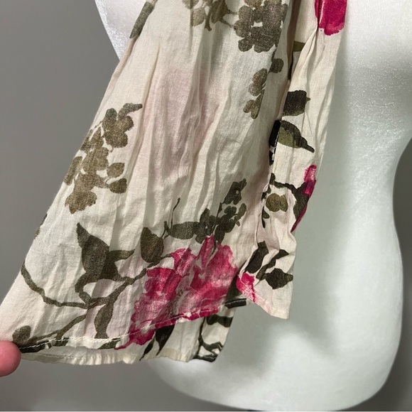 Jackpot Organic Crepe Cotton Floral Print Scarf - Picture 4 of 8
